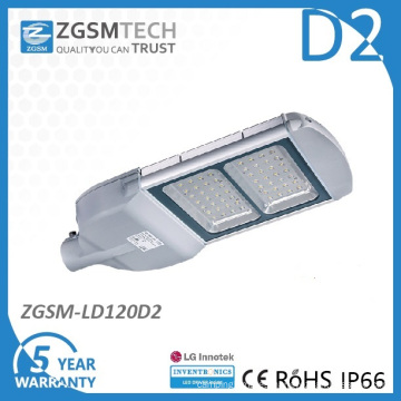 Vidrio cubierta 120W LED luz de calle con el Ce RoHS